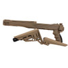 Advanced Technology Intl Ruger 10/22 TactLite Adj Side Flding Stck with Scorpion Recoil System, FDE