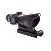 Trijicon ACOG 4x32mm Dual Illuminated Scope Amber Chevron M193 Reticle with TA51 Mount, Black