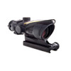 Trijicon ACOG 4x32mm Dual Illuminated Scope Amber Crosshair .300 Blackout Reticle with TA51 Mount, Black