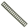 Ergo 18 Slot Ladder Low Pro Rail Covers, 3-Pack Foliage Green