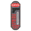 Rivers Edge Products Tin Thermometer Warning Hand Held Device