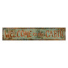 Rivers Edge Products Heavy Metal Sign Welcome To The Cabin
