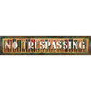 Rivers Edge Products Heavy Metal Sign No Trespassing
