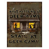 Rivers Edge Products Heavy Metal Sign Deer Camp