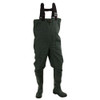 Frogg Toggs Chest Wader Cascades 2 Ply Rubber Bootfoot, Cleated, Size 10, Dark Green