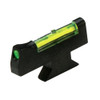 HIVIZ Sight Systems Front Sight Overmolding S&W Revolver with Interchangeable Front Sight .208" Height Steel, Green