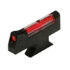 HIVIZ Sight Systems Front Sight Overmolding S&W Revolver with Interchangeable Front Sight .208" Height Steel, Red