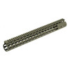 Leapers Inc. AR15 Super Slim Free Float Handguard Keymod, 15", OD Green