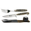 Boker Knives Stag Fork and Knife Set with Sheath