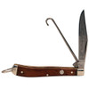 Boker Knives Bird Hunter, 3 1/4 Blade and Hook, Slip Joint Lock, Brown Rosewood Handle