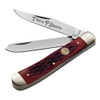 Boker Knives Traditional Series Trapper with Jigged Red Bone Handle