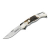 Boker Knives Scout Folding Knife Scout, 3.10 Blade, Back Lock, Brown Neusilber, Stag Handle