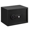 Stack-On Personal Safe Biometric Lock with Shelf, Black