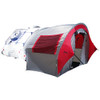 PahaQue TAB Trailer Side Tent for NuCamp, Little Guy, Dutchman Regular TAB Trailers Silver/Red