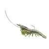 LiveTarget Lures Rigged Shrimp Soft Plastic 4", Number 2/0 Hook Size, Variable Depth, Grass Shrimp