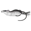LiveTarget Lures Field Mouse Hollow Body 2 3/4", Number 2/0 Hook Size, Topwater Depth, Black/White