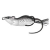 LiveTarget Lures Field Mouse Hollow Body 2 1/4", Number 1/0 Hook Size, Topwater Depth, Black/White