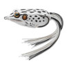 LiveTarget Lures Frog Hollow Body 2 1/4", Number 1/0 Hook Size, Topwater Depth, Albino/White