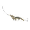LiveTarget Lures Shrimp Hybrid Bait 4", Number 4 and 2 Hook Size, Variable Depth, Clear Shrimp