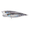 LiveTarget Lures Glass Minnow Juvenile Baitball Popper Freshwater 2 1/2", Number 6 Hook Size, Topwater Depth, Silver/Smoke