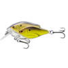 LiveTarget Lures Threadfin Shad Baitball Squarebill 2 3/8", Number 6 Hook Size, 3'-4' Depth, Chartreuse/Black