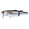 LiveTarget Lures Mullet Wakebait 4 1/2", Number 1 Hook Size, 0'-1' Depth, Silver/Black