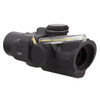Trijicon ACOG 1.5x16S Compact Low Height Scope Dual Illuminated Amber Ring and 2 MOA Center Dot Reticle, Black