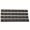 Ergo M-LOK WedgeLoK Slot Cover Grip (Per 4) Gray