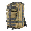 NcStar Small Backpack Tan w/Urban Gray Trim