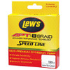 Lews Fishing APT-8 Braid Speed Line 50 lbs, 150 Yards, Low-Vis Green