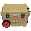 Pelican Pelican Elite Wheeled Coolers 45 Quart, Tan