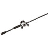 Abu Garcia Silver Max Baitcast Low Profile Combo 6.4:1 Gear Ratio. 6 Bearings, 66 1pc Rod, 8-15 lb Line Rate, Medium Power, LH