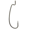 Berkley Fusion19 Hooks Offset Worm Size 1/0, Smoke Satin, Per 7