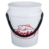 Berkley Rope Handle Bucket 5 Gallons, White