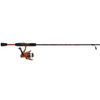 Shakespeare Amphibian Spinning Combo 30, 1 Bearings, 56 Length, 2 Piece Rod, Medium, Orange, Ambidextrous