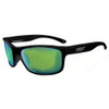 REVO Harness Sunglasses Black Frames, Green Water Serilium Lens