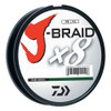 Daiwa J-Braid Braided Line, 30 lbs Tested 330 Yards/300m Filler Spool, Dark Green