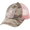 Browning Digby Cap, Camo/Light Pink