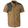 Browning Austin Shooting Shirt, Short Sleeve Taupe/Loden, Small