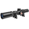 Truglo Tru Brite 30 Series Scope 1-4x24mm, Circle Duplex, 30mm Tube, Matte Black