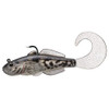 LiveTarget Lures Goby Single Tail 3 5/8", Number 2/0 Hook Size, Variable Depth, Black/Smoke