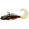 LiveTarget Lures Goby Single Tail 3 1/4", Number 1/0 Hook Size. Variable Depth, Brown/Pumpkin