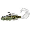 LiveTarget Lures Goby Single Tail 3 5/8", Number 2/0 Hook Size, Variable Depth, Green