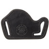 Bulldog Cases Leather Lay Flat Holster Most Small and Medium Frame Autos, Black, Right Hand