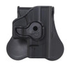 Bulldog Cases Polymer Holster with Paddle/Belt Loop Standard 1911 Style Autos, up to 5" Barrels, Black