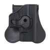 Bulldog Cases Polymer Holster with Paddle/Belt Loop Ruger LC9, Black