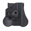 Bulldog Cases Polymer Holster with Paddle/Belt Loop Taurus 24/7 and 24/70SS, Black