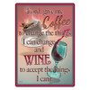 Rivers Edge Products 12" x 17" Tin Sign Lord Give Me Coffee
