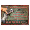 Rivers Edge Products 12" x 17" Tin Sign Catfish/Attorney