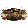 Rivers Edge Products Hanging Sign Welcome Canoe
